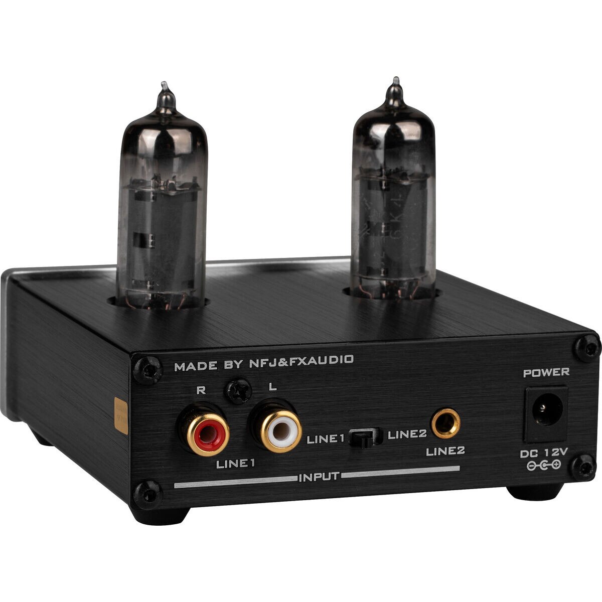 FXAudio TUBE02 Tube Headphone Amplifier Silver